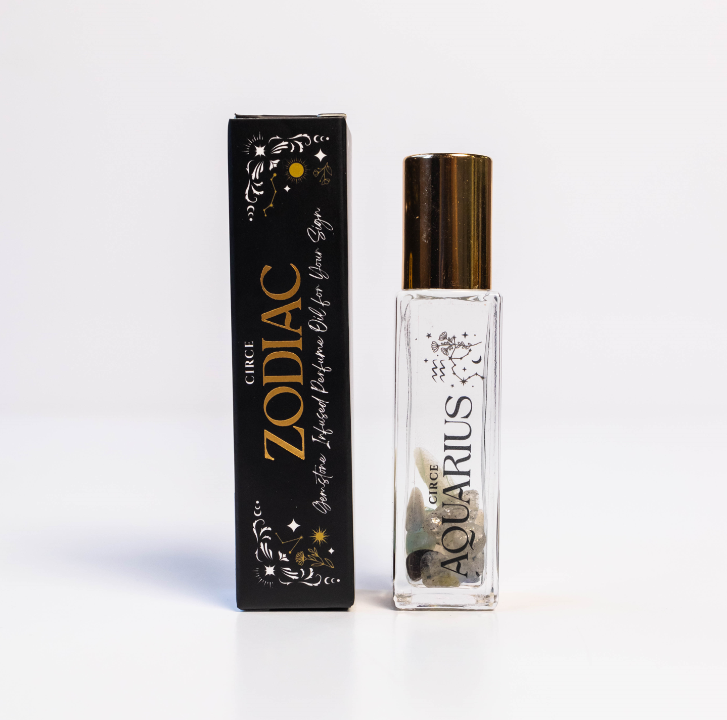Zodiac Perfume Oil Set – 12 Gemstone‑Infused Zodiac Scents